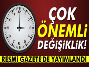Resmi Gazete'de Yayınlandı Artık Yürürlükten Kaldırıldı