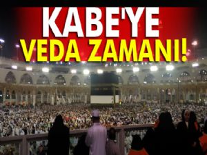 Kabe'ye veda zamanı