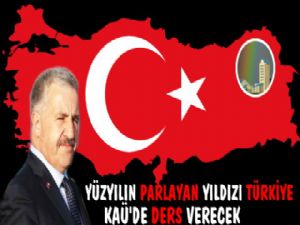 Bakan Arslan Kafkas Üniversitesi'nde Ders verecek