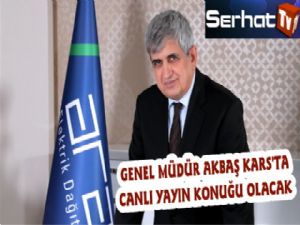 Aras Edaş Genel Müdürü Kars'ta Canlı Yayın Konuğu Olacak