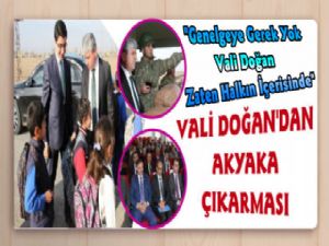 Vali Doğan Unutulan İlçeyi Unutmadı