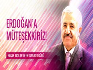 Ahmet Arslan'ın en gururlu günü