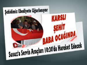 Şehit Cenazesine Katılmak İsteyen Kars Halkı