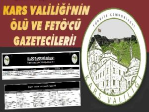 Kars Valiliği Dirileri Değil, Ölüleri Gazeteci Görüyor!
