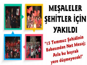 Sarıkamış Şehitleri İçin Meşalelerle Yürüyüş Yapıldı