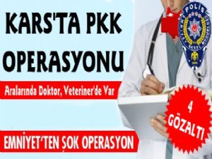 Doktorlara PKK Operasyonu, 4 Gözaltı