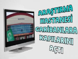 Araştırma Hastanesi'nden Yeşil Kartlı Vatandaşlara müjde