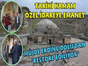 Kars'ın Tarihi Hamamı İl Özel İdaresine Emanet
