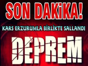 Son Dakika Erzurum'da ki Deprem Kars'ta da Hissedildi