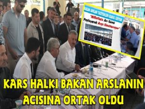 Bakan Arslan Bugünde Kağızman'da Taziyeleri Kabul Ediyor