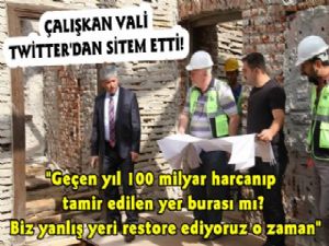 Vali Doğan Twitter'dan Sitem Etti!