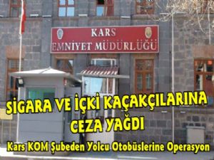 Kars'ta Sigara Kaçakçılarına Ceza Yağdı