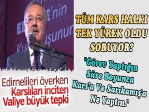 Eski Kars Valisi Günay Özdemir'e Tepkiler Git Gide Büyüyor