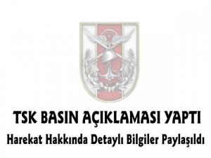 TSK'dan Basın Açıklaması