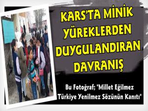 Selim'de Minik Yürekler Mehmetçiğe Destek İçin Oyuncaklarını Sattılar