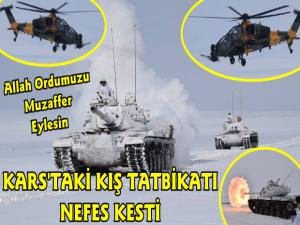 TSK'dan Kars'ta Nefes Kesen Kış Tatbikatı