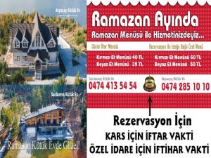 Kars'ta Ramazan Kütük Evde Güzel