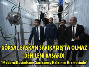 Sarıkamışa Modern Kesimhane