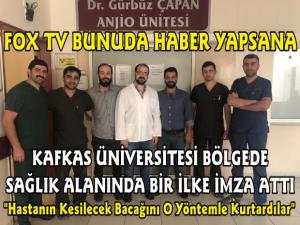 Kafkas Üniversitesi Tıp Fakültesi Bölgede Bir İlki Başardı