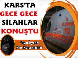Karsta işyerine silahlı saldırı