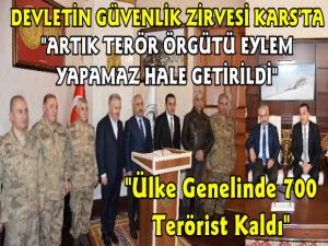 Devletin Güvenlik Zirvesi Kars'ta