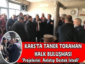 CHP Kars Belediye Başkan Adayı Taner Toraman'ın Esnaf Ziyaretleri Devam Ediyor