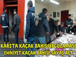 Kars'ta Kaçak Bahis Uygulaması
