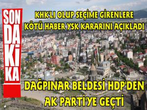 KHKlı Başkanlara Mazbata Verilmeyecek