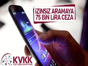 İzinsiz aramaya 75 bin lira ceza