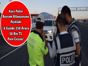 Kars Emniyeti Kurban Bayramı Denetimlerini Açıkladı