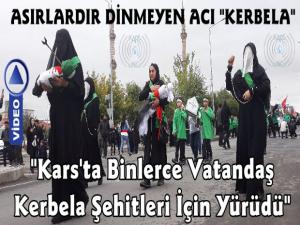 Kars'ta Binlerce Vatandaş Hz. Hüseyin ve Kerbela Şehitlerini Andı
