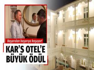 Türkiyeden Dört Mevsim En İyiler Ödülü Kars Otelin