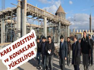 Vali Türker Öksüz Kars Bedesteni ve Konakları Projesini İnceledi