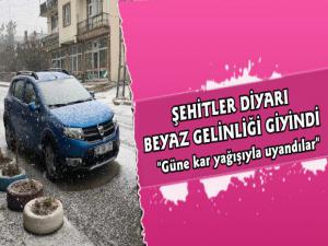 Karsta Kar Yağışı Başladı