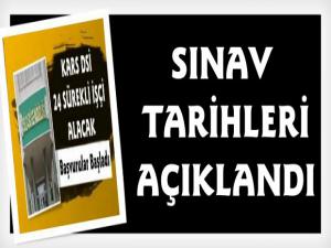 DSİ 24. Bölge Sınava Girecek Adayların Listesi ve Sınav Takvimini Açıkladı