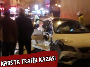 Kars'ta Trafik Kazası