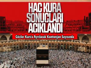 2020 Hac Kuraları Açıklandı
