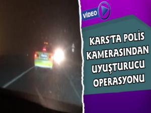 Kars'ta Polis Kamerasından Uyuşturucu Operasyonu