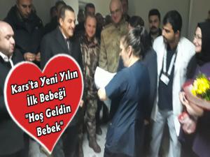 Kars'ta Yeni Yılın İlk Bebeği Erkek