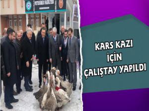3. Türkiye Kaz Yetiştiriciliği Çalıştayı ve Kaz Günü Karsta yapıldı