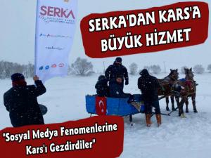 SERKA Sosyal Medya Fenomenlerini Kars'a Getirdi