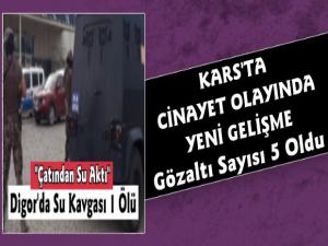 Digor'da Silahlı Kavgaya 5 Gözaltı