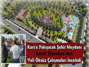 Kars Millet Bahçesi ve Şehir Meydanına Kavuşuyor