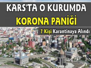 Kars'ta ARAS Edaş Çalışanına Koronavirüs Bulaştı