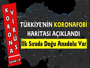 Türkiyenin Koronafobi Haritası Açıklandı!
