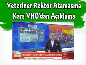 Kars Bölgesi Veteriner Hekimleri Odasından Basın Açıklaması