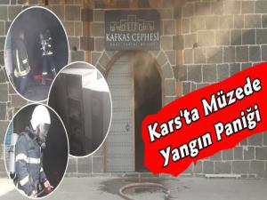 Kars'ta Harp Tarihi Müzesi'nde Yangın