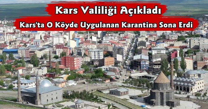 Kars Merkez Ölçülü Köyünün Karantinası Sona Erdi