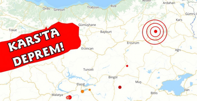 Kars'ta Deprem