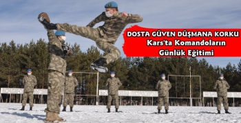 Kars'ta Komandolardan Gururlandıran Eğitim